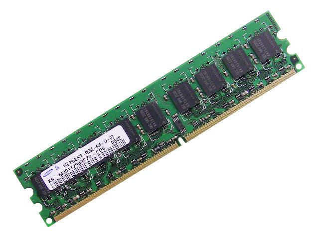 For Dell OEM DDR2 533Mhz 1GB PC2-4200E ECC RAM Memory Stick - M391T2953CZ3-CD5 w/ 1 Year Warranty-FKA