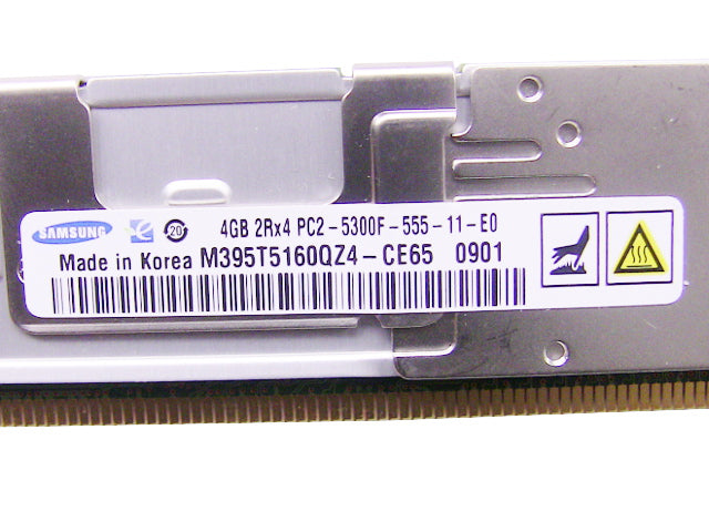 For Dell OEM DDR2 667Mhz 4GB PC2-5300F ECC RAM Memory Stick - M395T5160QZ4-CE65 w/ 1 Year Warranty-FKA