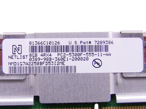 For Dell OEM DDR2 667Mhz 8GB PC2-5300F ECC RAM Memory Stick - M788D w/ 1 Year Warranty-FKA