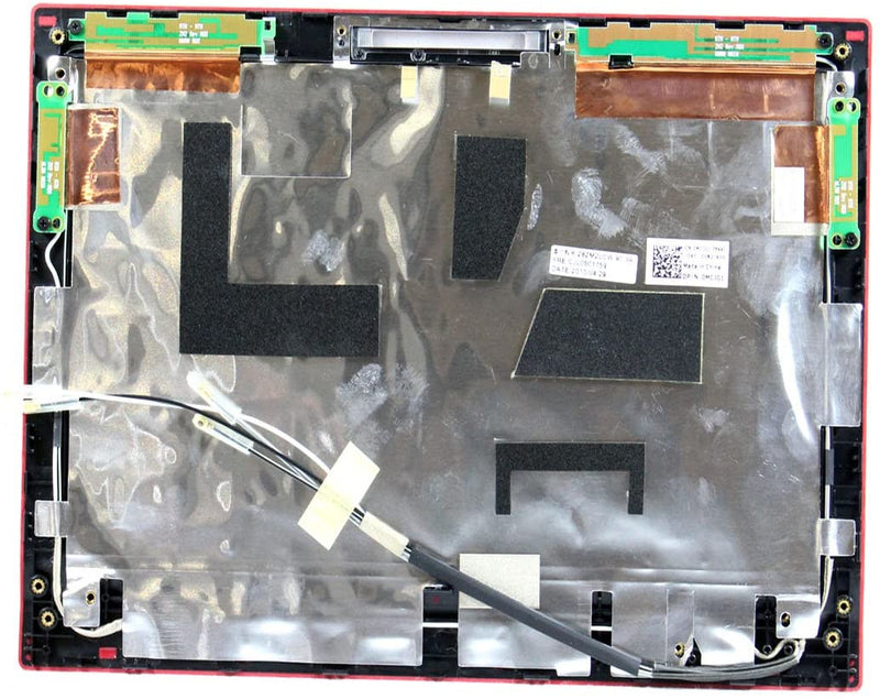 New RED - Dell OEM Latitude 2100 / 2110 / 2120 10.1" LCD Back Cover Lid Assembly - WWAN - Red - MCJG1-FKA