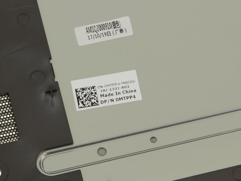 Dell OEM Inspiron 15 (7560) Laptop Base Bottom Cover Assembly - MTPP4-FKA