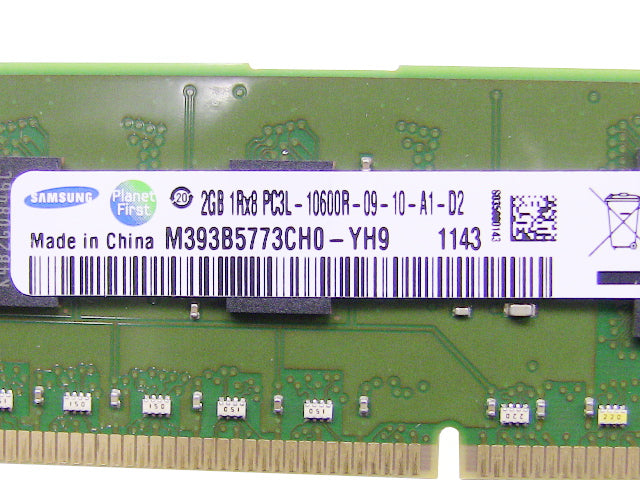 For Dell OEM DDR3 1333Mhz 2GB PC3L-10600R ECC RAM Memory Stick - MVPT4 w/ 1 Year Warranty-FKA