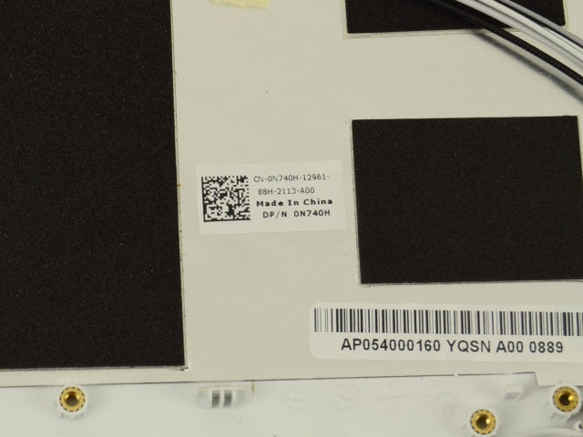 New White - Dell OEM Inspiron Mini 9 (910) / Vostro A90 LCD Back Cover Lid - N740H-FKA