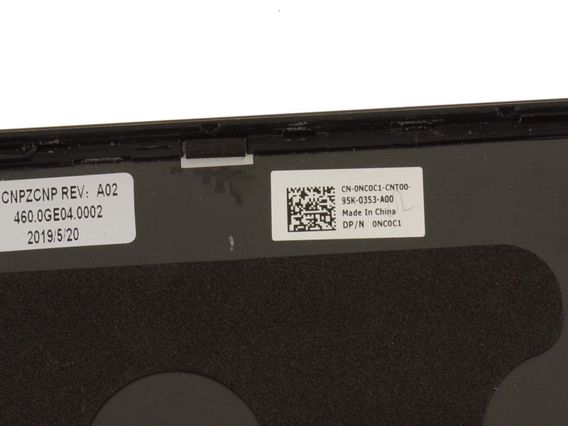 Dell OEM XPS 15 (7590) 15.6" LCD Back Cover Lid Assembly - NC0C1-FKA