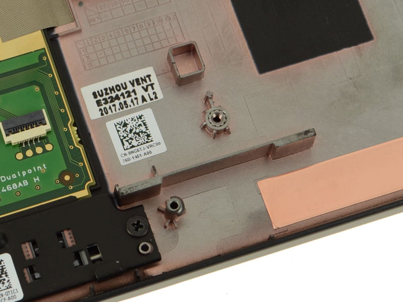 New Dell OEM Latitude 7480 Palmrest Touchpad Assembly - No SC - Dual Point - NG6TJ-FKA