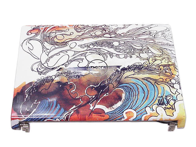 New Dell OEM Studio 1535 / 1536 ./ 1537 15.4" LCD Back Cover Lid Top Plastic with Hinges Sea Sky - P596X-FKA