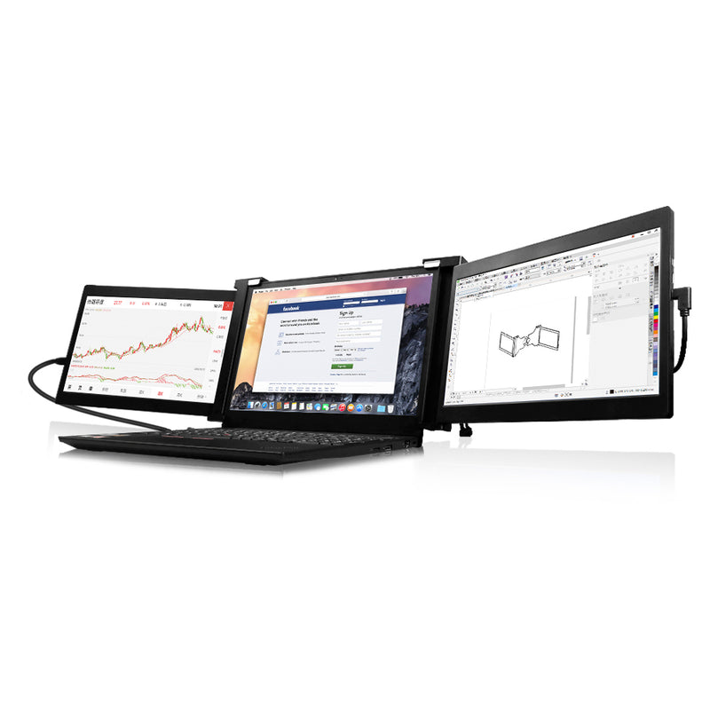 PD101B dual-screen monitor for 11.6-14.1 inch mainstream laptops-FKA