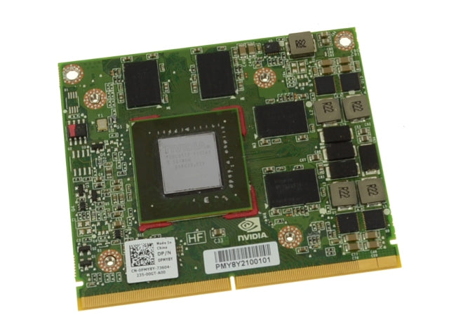 For Dell OEM Precision M4600 Nvidia Quadro 2000m 2GB Video Graphics Card - PMY8Y-FKA