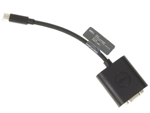 For Dell OEM Mini DisplayPort (Male) to VGA (Female) Dongle Adapter Cable - PNKVT - 00FVP-FKA