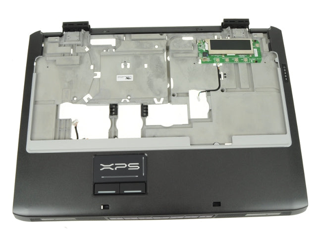 Dell OEM XPS M1730 Palmrest Touchpad Plastic Assembly with Logitech GamePanel LCD Display - Dark Grey-FKA