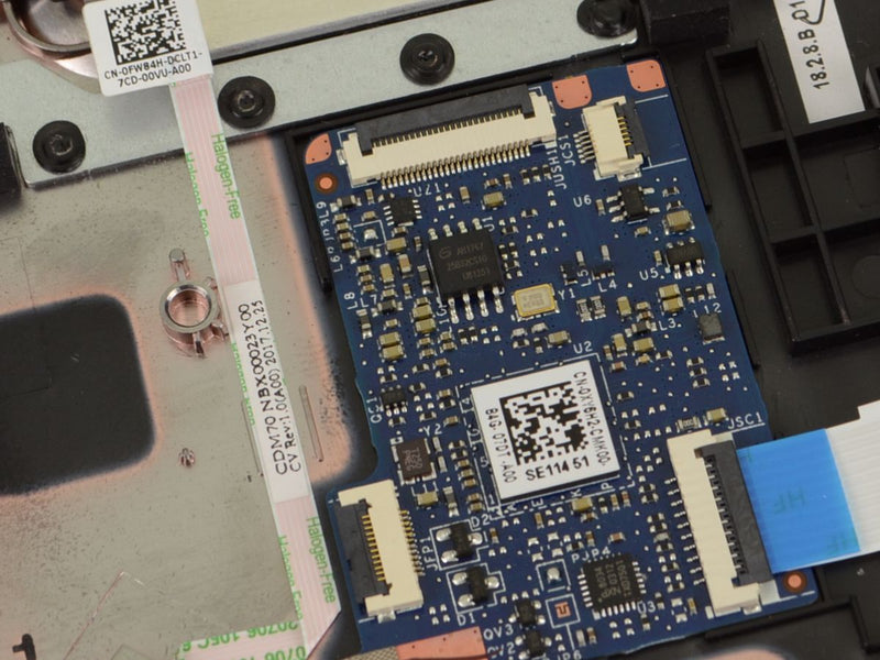 New Dell OEM Latitude 5490 / 5491 Palmrest Touchpad Assembly with Smart Card - Dual Point - A174S7 - PXH1D-FKA