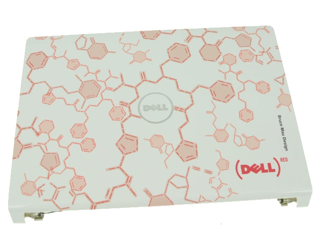 New Mau Design - Dell OEM Studio 1535 / 1536 / 1537 15.4" LCD Back Cover Lid Top Plastic with Hinges R133K-FKA