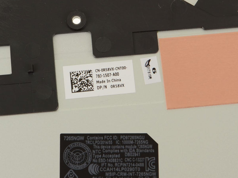 For Dell OEM Inspiron 13 (7370) Bottom Base Cover Assembly - R58VX-FKA
