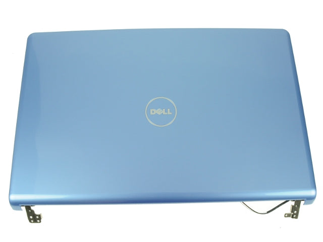 New Blue - Dell OEM Inspiron 1764 17.3" LCD Back Cover Lid Top with Hinges - R8T9K-FKA