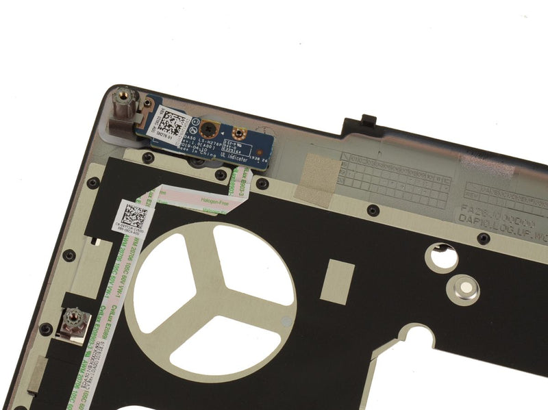 New Dell OEM Precision 7540 Touchpad Palmrest Assembly with Smart Card Reader - RGCRD-FKA