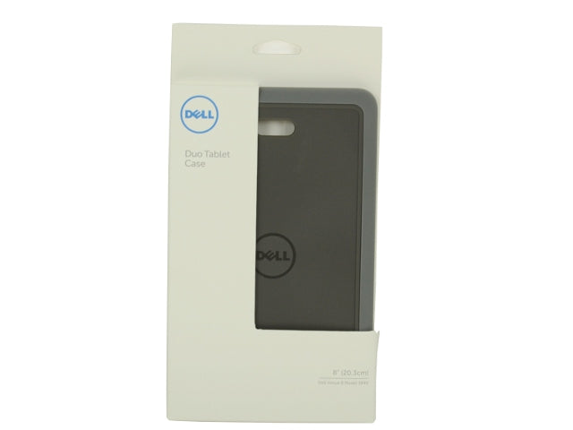 New Dark Gray - For Dell OEM Venue 8 (3840) Tablet Rubber Duo Case - RV39G-FKA