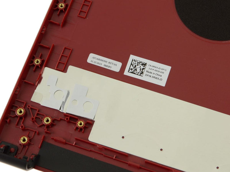 New RED - Dell OEM Inspiron 15 (5555 / 5558) 15.6" LCD Back Cover Lid Top Assembly - RWXJD-FKA