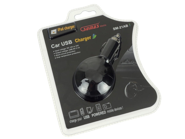 New Universal 4-Port USB Car Charger - SM21AB-FKA