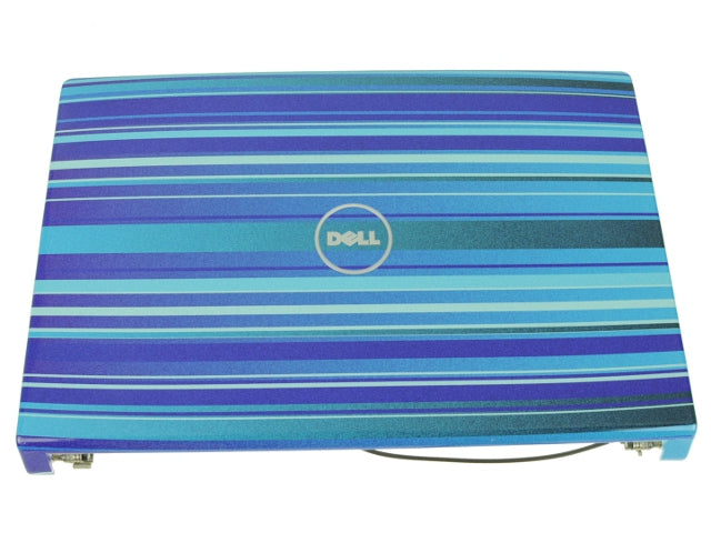 New Blue Horizon - Dell OEM Studio 1555 1557 1558 15.6" LCD Back Cover Lid Top with Hinges - T573R-FKA