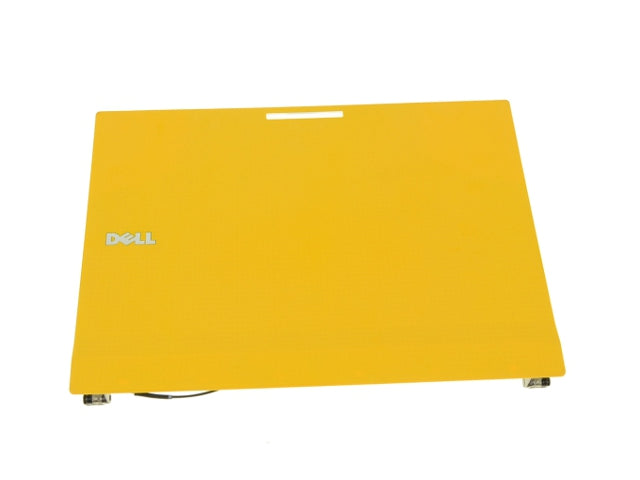 New Yellow - Dell OEM Latitude 2100 / 2110 10.1" LCD Back Cover Lid Assembly With Hinges - Yellow - U499N-FKA