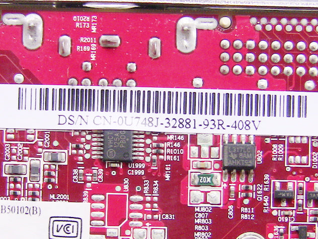 OEM ATI Radeon HD 4850 512MB GDDR3 Desktop Video Card for Dell - U748J-FKA