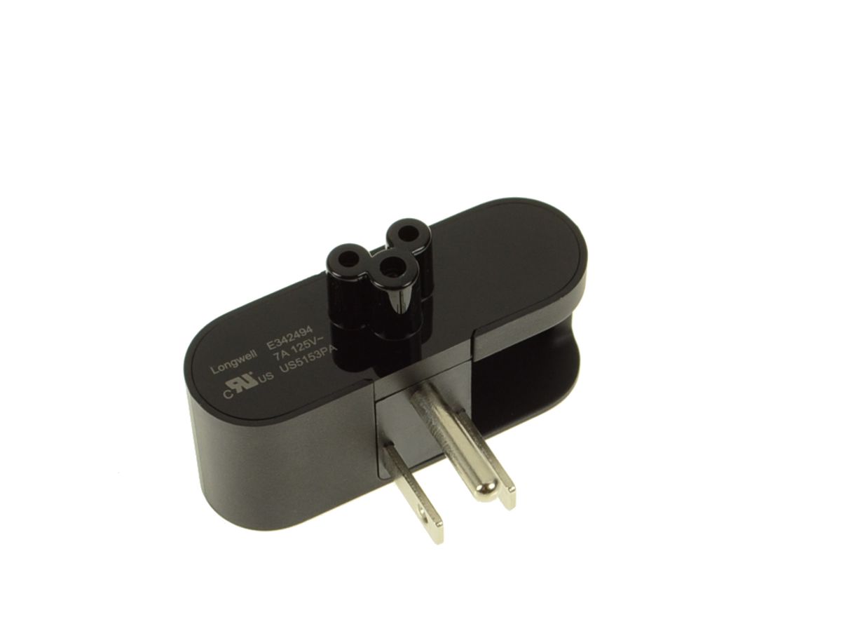 For Dell OEM 3-Prong AC Power Plug Wall Adapter for 30W and 45W Power Adapters - V7K50-FKA