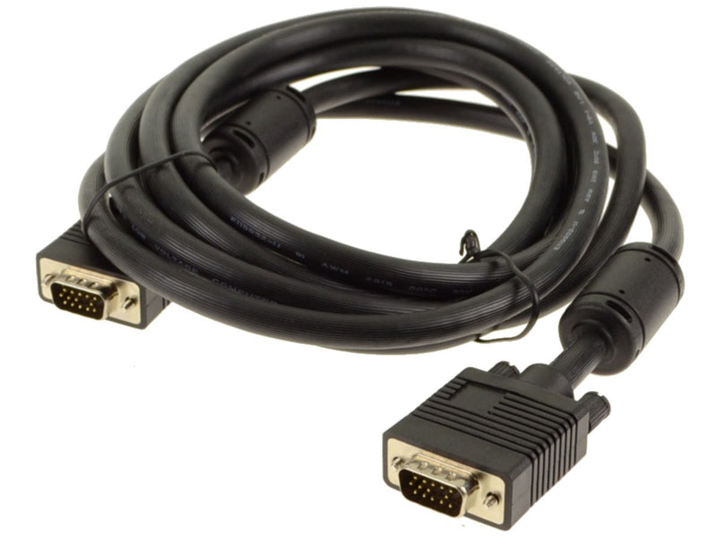 10-Foot VGA 14-Pin External / Desktop Monitor Video Cable - Male to Male - 14 Pin-FKA