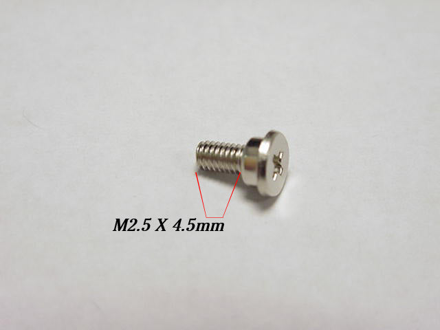 Single - Replacement Screw for Dell OEM Latitude Inspiron Precision XPS Laptops - M2.5 x 4.5mm w/ 1 Year Warranty-FKA