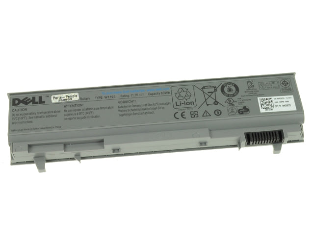 NEW Dell OEM Original Latitude E6400 E6410 E6500 E6510 / Precision M4500 M4400 Laptop Battery 60Wh 6-cell - W1193-FKA