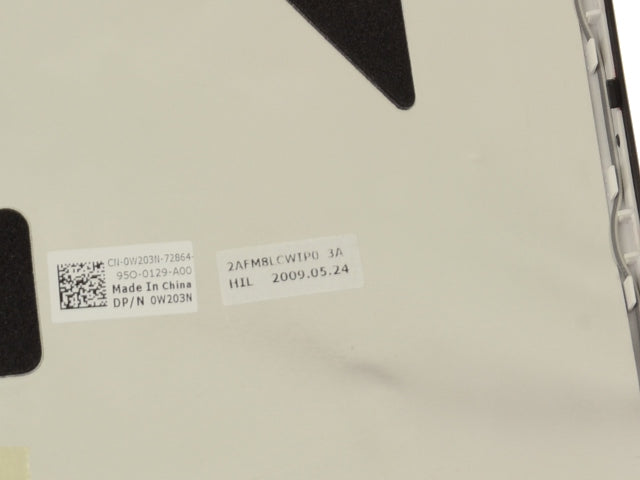 New Molecules - Dell OEM Studio 1555 1557 1558 15.6" LCD Back Cover Lid Top with Hinges and Power Button - W203N-FKA