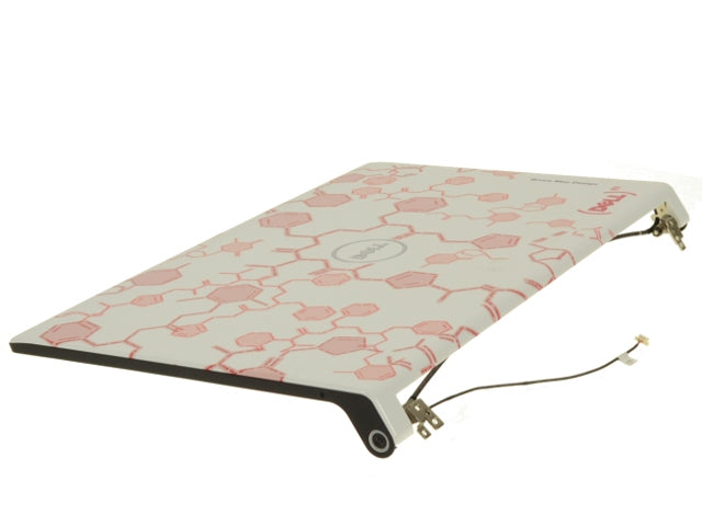 New Molecules - Dell OEM Studio 1555 1557 1558 15.6" LCD Back Cover Lid Top with Hinges and Power Button - W203N-FKA