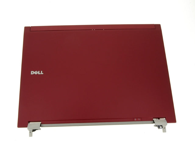 New RED - Dell OEM Latitude E6500 15.4" LCD Back Cover Lid Assembly with Hinges - W891N-FKA