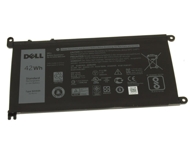 Dell OEM Original Inspiron 15 (5565) / 15 (7573) 2-in-1 42Wh 3-cell Laptop Battery - WDX0R w/ 1 Year Warranty-FKA