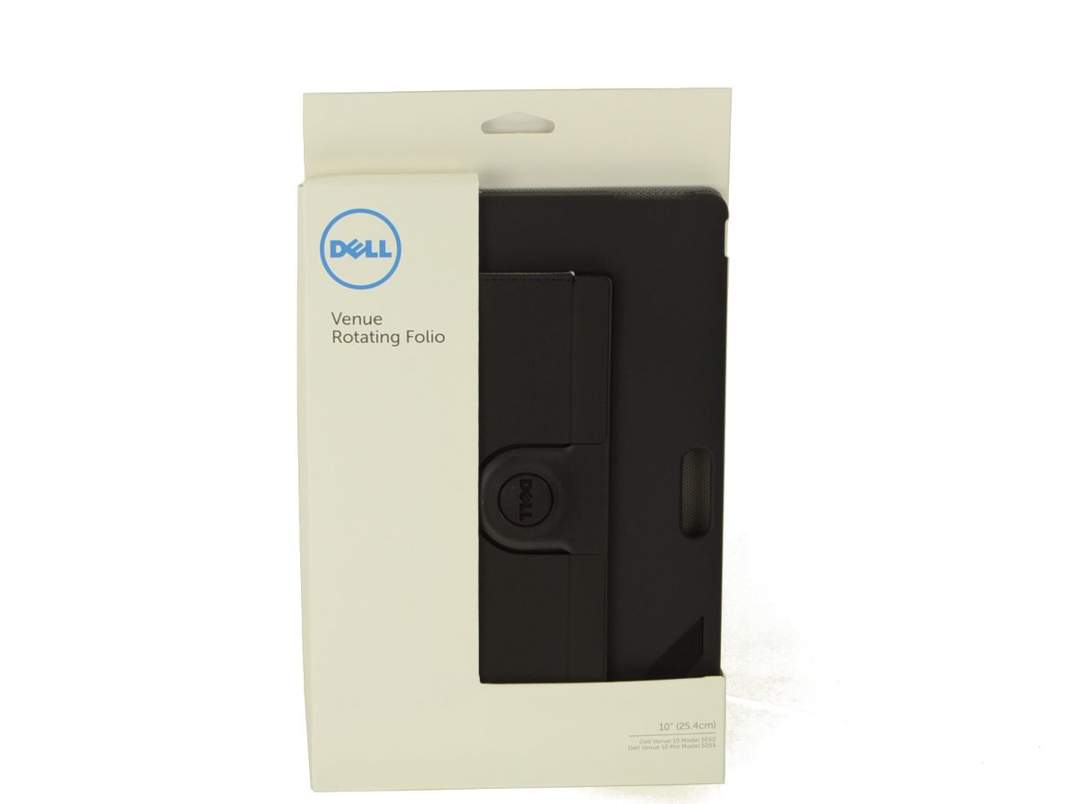 New Dell OEM Venue 10 Pro (5055) / Venue 10 (5050) Rotating Tablet Folio Case - X1H1T-FKA