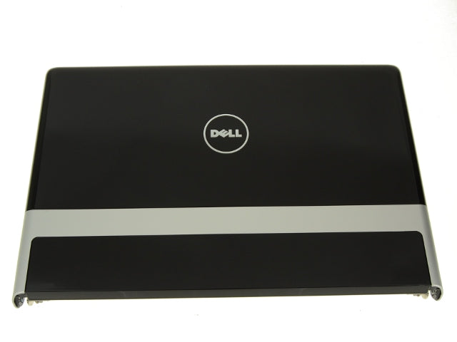 Black - For Dell OEM Studio XPS 1640 1645 1647 15.6" LCD Back Cover Lid Top with Hinges-FKA