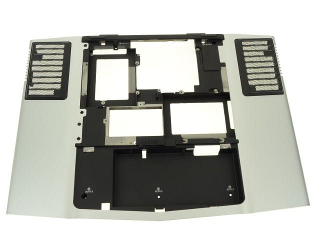 New Silver - Alienware M17x Laptop Bottom Base Cover Assembly - Y727M-FKA