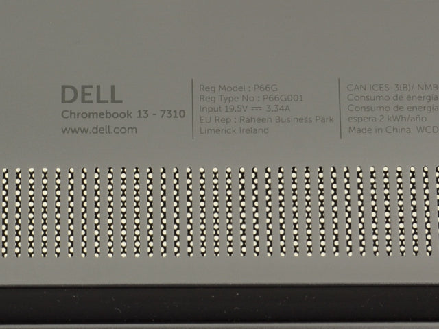 For Dell OEM Chromebook 13 (7310) Bottom Base Cover Assembly - YFHP6-FKA
