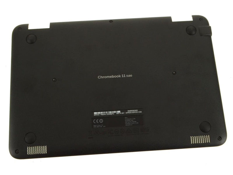New Dell OEM Chromebook 11 (3180) Bottom Base Cover Assembly - YJDF3-FKA