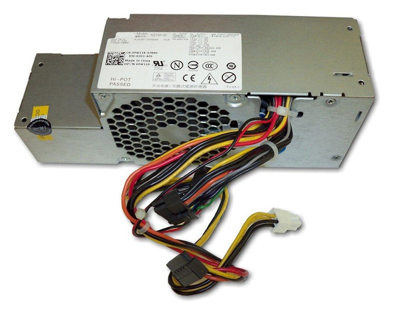 Dell PW116 0PW116 SFF 235W Power Supply for Optiplex 760 780 and 960 - H235P-00-FKA