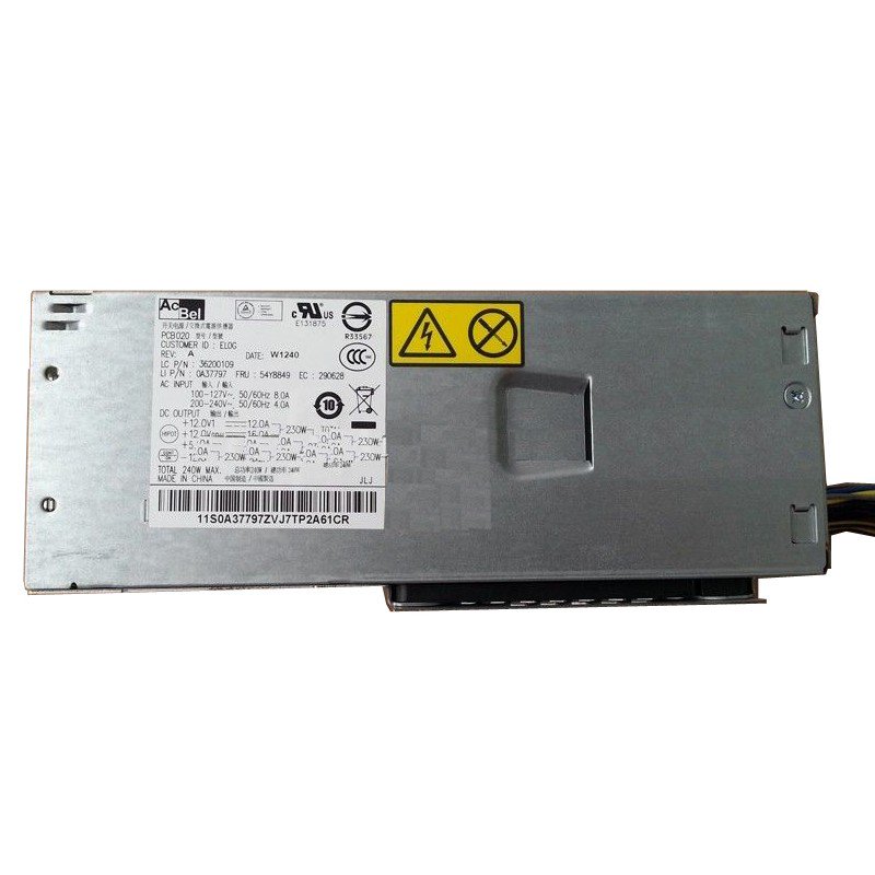 Lenovo ThinkCentre M92p M82 Edge73 SFF 240W 54Y8849 Power Supply Unit PS-4241-01-FKA