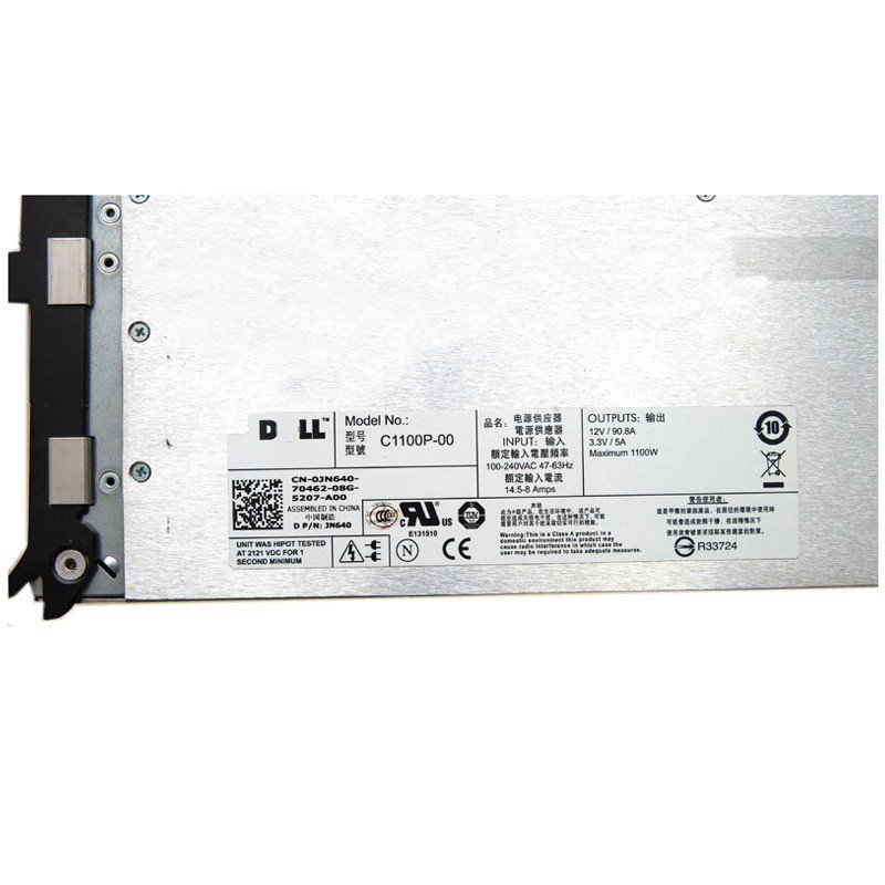 Dell PowerEdge R905 1100Watt Power Supply JN640 0JN640 C1100P-00-FKA