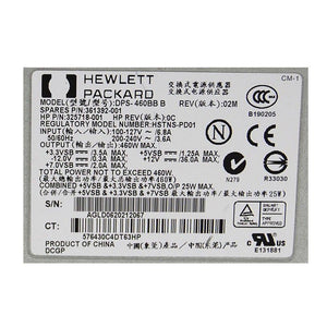 HP DL360 G4 460W Power Supply 325718-001 361392-001 DPS-460BB-FKA