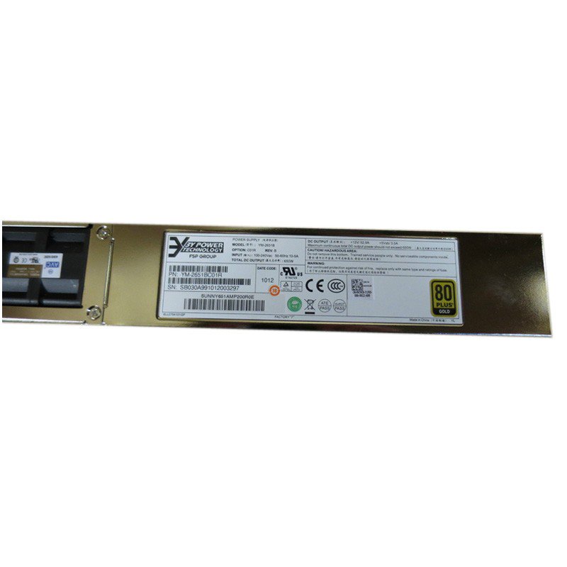 Dell PowerEdge C1100 650Watt 80Plus Gold Power Supply VCVC8 0VCVC8-FKA