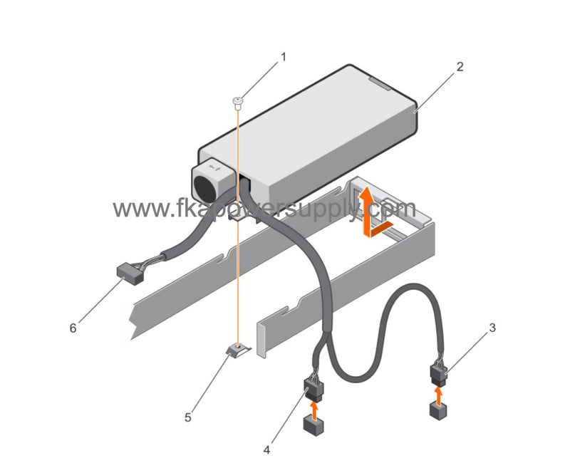Dell 9J6JG 09J6JG 250W Power supply for PowerEdge R230-FKA
