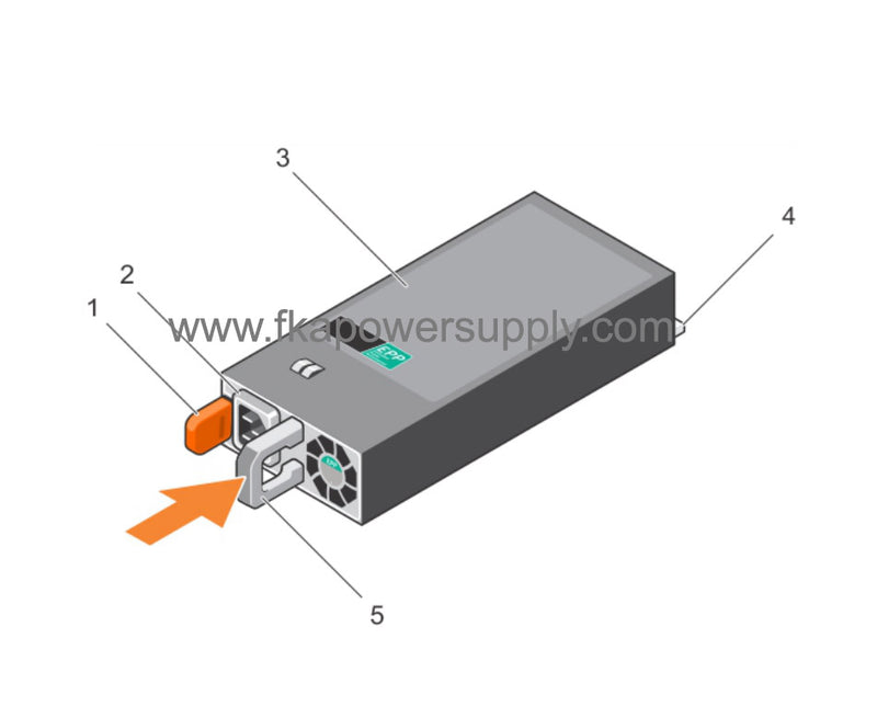 Dell W12Y2 0W12Y2 1100W Power supply for PowerEdge R530-FKA