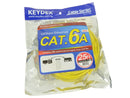 NEW! 25 Foot Category 6 Ethernet Patch Cable (YELLOW) - 25 Feet-FKA